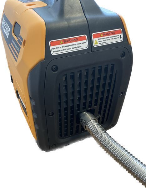 Adapter do rury wydechowej generatora